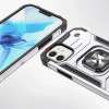 Wozinsky Ring Armor case for iPhone 14 armored cover magnetic holder ring silver - (Wozinsky Ring Armor IPHONE 14 Silver)