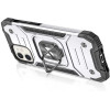 Wozinsky Ring Armor case for iPhone 14 armored cover magnetic holder ring silver - (Wozinsky Ring Armor IPHONE 14 Silver)