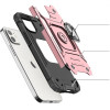 Wozinsky Ring Armor case for iPhone 14 Plus armored cover magnetic holder gold ring - (Wozinsky Ring Armor IPHONE 14 Plus Gold)