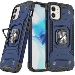 Wozinsky Ring Armor case for iPhone 14 Plus armored cover magnetic holder ring blue - (Wozinsky Ring Armor IPHONE 14 Plus Blue)