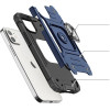 Wozinsky Ring Armor case for iPhone 14 Plus armored cover magnetic holder ring blue - (Wozinsky Ring Armor IPHONE 14 Plus Blue)