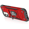 Wozinsky Ring Armor case for iPhone 14 Plus armored cover magnetic holder ring red - (Wozinsky Ring Armor IPHONE 14 Plus Red)