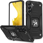 Wozinsky Ring Armor case for Samsung Galaxy S23+ armored cover magnetic holder ring black - (Wozinsky Ring Armor Samsung S23 Plus Black)