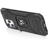 Wozinsky Ring Armor Case Kickstand Tough Rugged Cover for iPhone 13 Pro Max silver - (Wozinsky Ring Armor iPhone 13 PRO MAX Silver)
