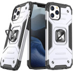 Wozinsky Ring Armor Case Kickstand Tough Rugged Cover for iPhone 13 silver - (Wozinsky Ring Armor iPhone 13/13 PRO Silver)