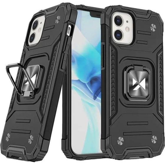 Wozinsky Ring Armor IPHONE 14 MAX Black - (Wozinsky Ring Armor IPHONE 14 Plus Black)
