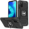 Wozinsky Ring Armor tough hybrid case cover + magnetic holder for Samsung Galaxy A03s black - (Wozinsky Ring Armor Samsung A03S (166) Black)