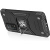 Wozinsky Ring Armor tough hybrid case cover + magnetic holder for Samsung Galaxy A03s black - (Wozinsky Ring Armor Samsung A03S (166) Black)
