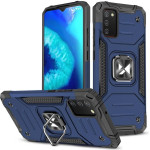 Wozinsky Ring Armor tough hybrid case cover + magnetic holder for Samsung Galaxy A03s blue - (Wozinsky Ring Armor Samsung A03S (166) Blue)