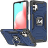 Wozinsky Ring Armor tough hybrid case cover + magnetic holder for Samsung Galaxy A73 blue - (Wozinsky Ring Armor Samsung A73 Blue)