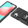 Wozinsky Ring Armor tough hybrid case cover + magnetic holder for Samsung Galaxy A73 blue - (Wozinsky Ring Armor Samsung A73 Blue)