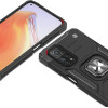 Wozinsky Ring Armor Tough Hybrid Case Cover + Magnetic Mount Mi Poco M4 Pro 5G / Redmi Note 11 5G (China) / Redmi Note 11T 5G / Redmi Note 11S 5G black
