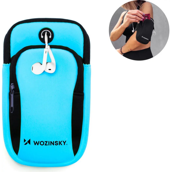 Wozinsky running phone armband blue - (WABBL1)