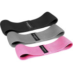 Wozinsky Set of 3x Fabric Resistance Bands Resistance Mini Band for Yoga Crossfit Fitness - (WFB-01)