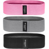 Wozinsky Set of 3x Fabric Resistance Bands Resistance Mini Band for Yoga Crossfit Fitness - (WFB-01)