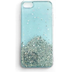 Wozinsky Star Glitter Shining Cover for Samsung Galaxy A30 blue - (Star glitter case Samsung A30 Blue)
