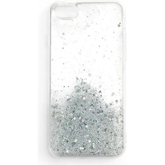 Wozinsky Star Glitter Shining Cover for Samsung Galaxy A72 4G transparent - (Star glitter case Samsung A72 4G/5G transparent)