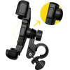 Wozinsky strong phone holder for the handlebar of a bicycle, motorcycle, scooters black - (WBHBK6)
