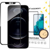 Wozinsky Super Durable Full Glue Tempered Glass Full Coverage with Frame Case Friendly iPhone 16e / 14 / 13 Pro / iPhone 13 Black - (Wozinsky Tempered glass Full Glue iPhone 14 / 13 / 13 Pro 6,1 black)