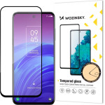 Wozinsky super tough Full Glue Full Glue Full Screen Tempered Glass with Case Friendly TCL 20L Black Frame