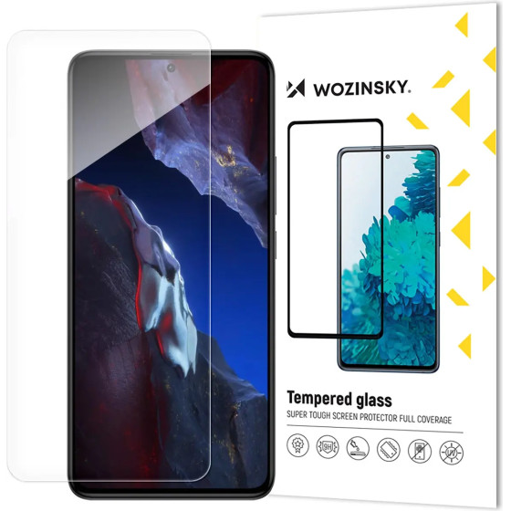 Wozinsky Tempered glass for Xiaomi Poco F5 Pro Tempered Glass - (Wozinsky Tempered glass standard Xiaomi POCO F5 Pro)