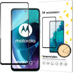 Wozinsky Tempered Glass Full Glue Super Tough Screen Protector Full Coveraged with Frame Case Friendly for Motorola Moto G71 5G black - (Tempered glass Full Glue MOTO G71 Black)