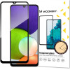 Wozinsky Tempered Glass Full Glue Super Tough Screen Protector Full Coveraged with Frame Case Friendly for Samsung Galaxy A22 4G black - (Wozinsky Tempered glass Full Glue Samsung A22 4G black)