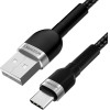 Wozinsky USB-A / USB-C 2.4A cable 1 m - black - (WNBAC1)