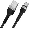 Wozinsky USB-A / USB-C 2.4A cable 1 m - black - (WNBAC1)