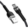 Wozinsky USB-A / USB-C 2.4A cable 2 m - black - (WNBAC2)