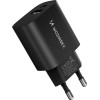 Wozinsky USB-A USB-C 20W wall charger - black - (WGWCB)