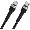 Wozinsky USB-C / USB-C PD 65W cable 1 m - black - (WNBCC1)