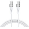 Wozinsky USB-C / USB-C PD 65W cable 1 m long - white - (WSTCC1)