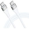 Wozinsky USB-C / USB-C PD 65W cable 1 m long - white - (WSTCC1)