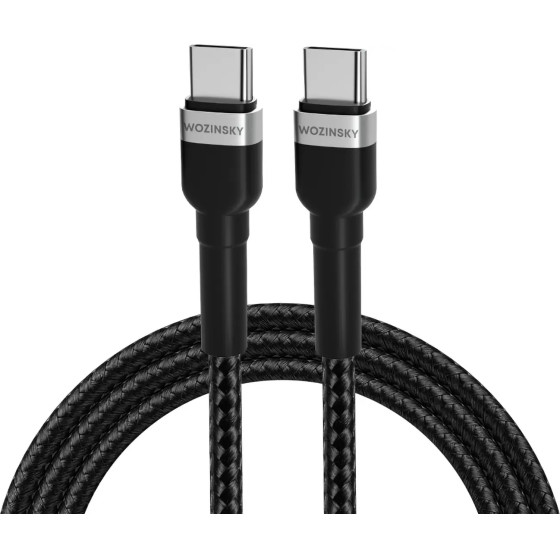 Wozinsky USB-C / USB-C PD 65W cable 2 m - black - (WNBCC2)