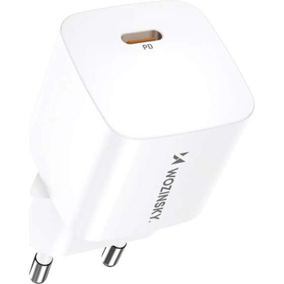 Wozinsky USB-C PD 20W wall charger - white - (CMWCS)