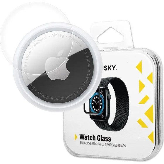 Wozinsky Watch Glass hybrid AirTag glass black