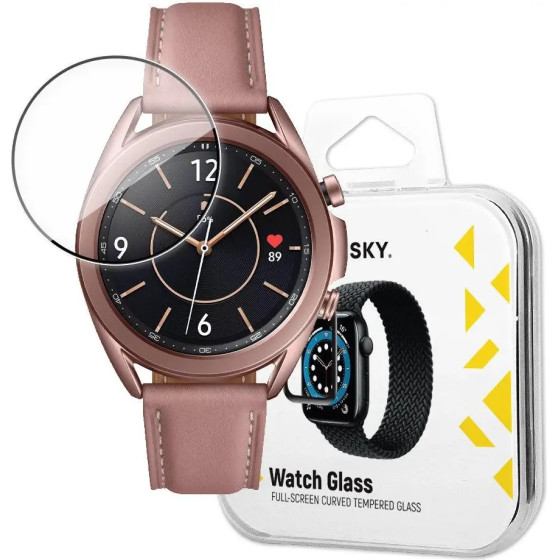 Wozinsky Watch Glass Hybrid Glass for Samsung Galaxy Watch 3 45 mm Black