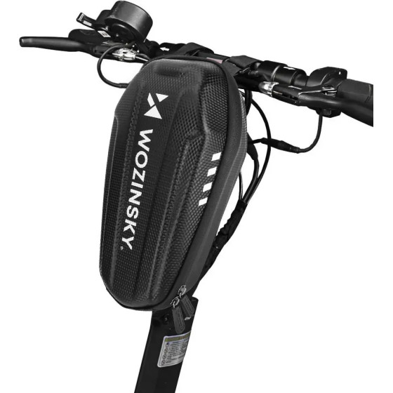 Wozinsky waterproof scooter handlebar bag 2l handlebar bag black - (WSB3BK)