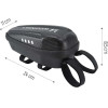 Wozinsky waterproof scooter handlebar bag 2l handlebar bag black - (WSB3BK)