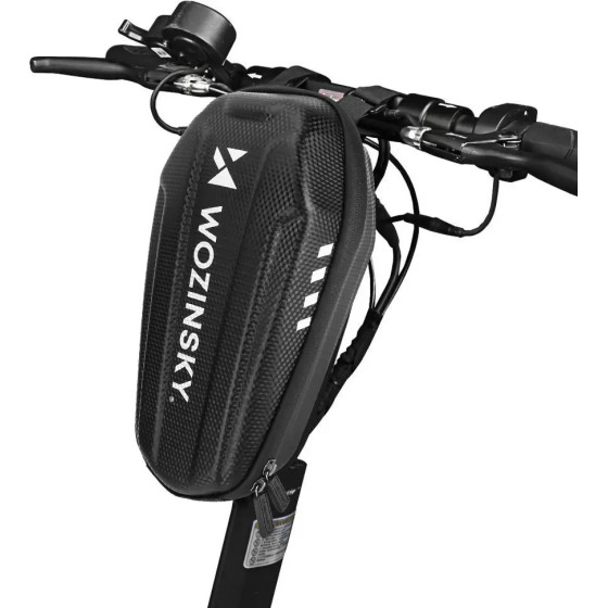 Wozinsky waterproof scooter handlebar bag 3l handlebar bag black - (WSB4BK)
