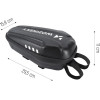 Wozinsky waterproof scooter handlebar bag 3l handlebar bag black - (WSB4BK)