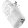 Wozinsky WF16-YCS 5000mAh 15W USB-C Mini Power Bank with Built-in USB-C Cable and Apple Watch Charger - White - (WF16-YCS_WHI)