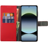 Volte-Tel ���� Xiaomi Redmi Note 14 4G 6.67'' Allure Magnet Book Stand Clip RED - (5205308382512)