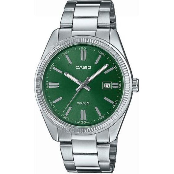 Casio Stainless Steel ����� ��������� �� ����� ��������� �������� - (MTP-1302PD-3AVEF)