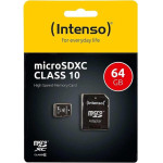 Intenso Microsdxc Card 64GB Class 10 - (3413490)
