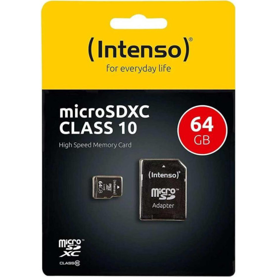 Intenso Microsdxc Card 64GB Class 10 - (3413490)
