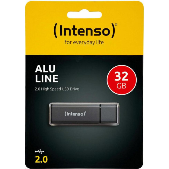 Intenso Usb 2.0 Stick 32GB Alu Line Anthracite - (3521481)