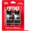 AMiO �������� P27W 12/24V 6.000K 2SMd Led Full CAN-Bus ����� Pro Series - 2 ���. - (03597)