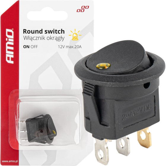 AMiO ��������� 12V ON/Off ���������� �� 3 ������ ������� Led - 1 ���. - (03962)